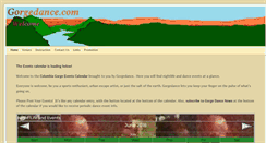 Desktop Screenshot of gorgedance.com